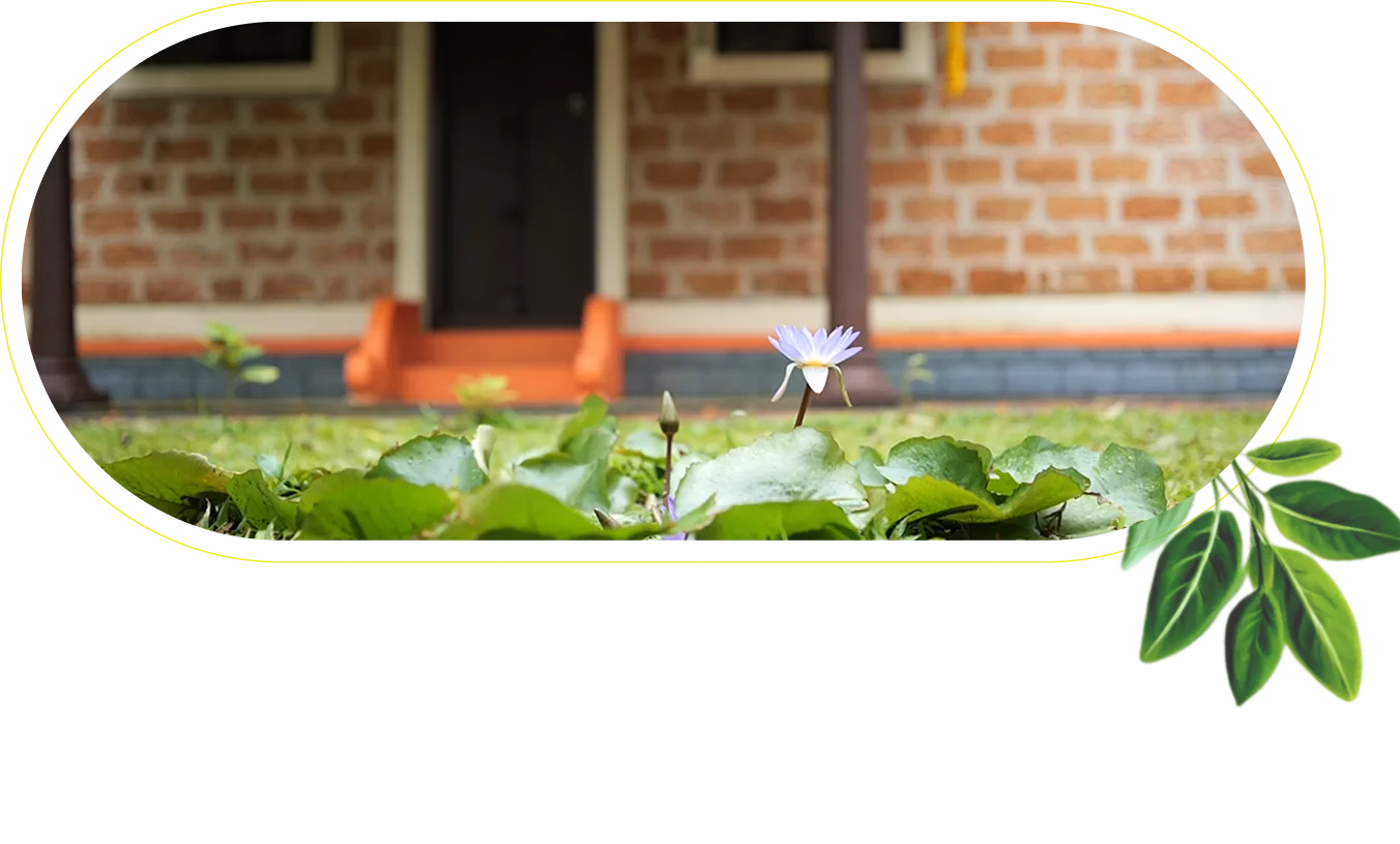 Entrance of Athreya Ayurvedic Centre in Kerala