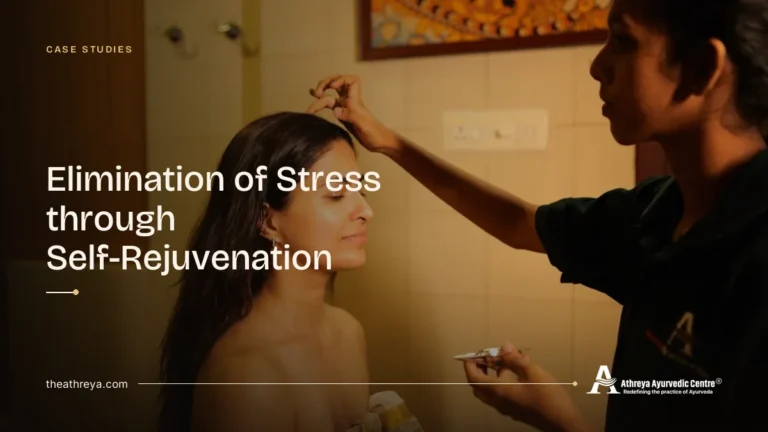 Stepping away from stress through self-rejuvenation